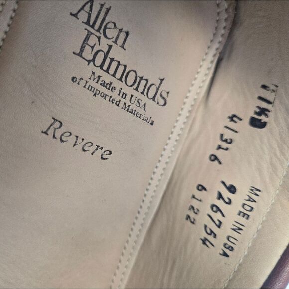 Allen Edmonds Chestnut Brown Leather Penny Loafers main image 7